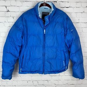 Aeropostale Blue Zip Up, Down Jacket Size Medium